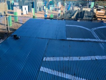 千葉県印西市　サバゲー　屋根・外壁補修工事