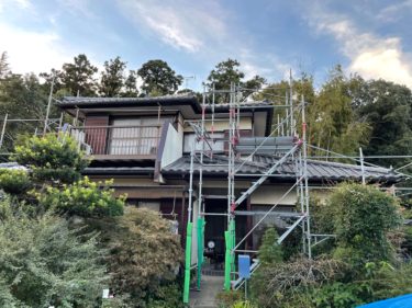 印西市　E様邸　瓦屋根一部葺き直し工事